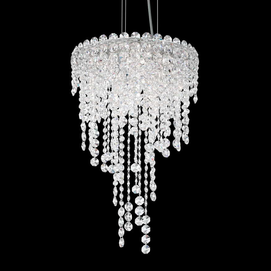 Chantant crystal chandeliers by Schonbek