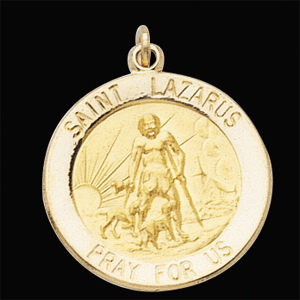 Saint Lazurus medal