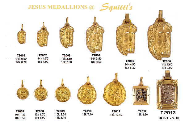 Jesus medallions
