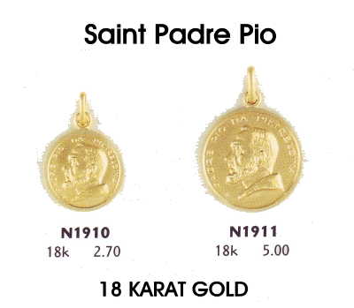 Padre_Pio_medals_18_Karat