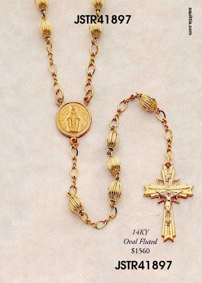 Rosary in 14 Karat Gold