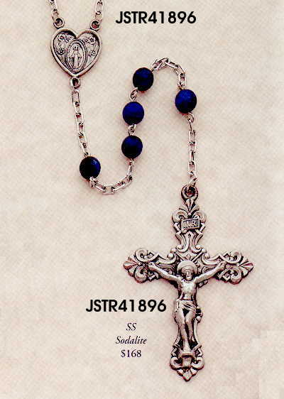 Rosary in Sodalite