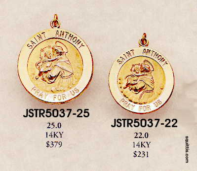 Saint Anthony Medals