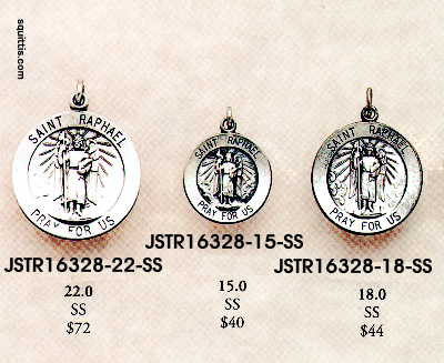 St._Michael_Medals_in _Sterling_Silver