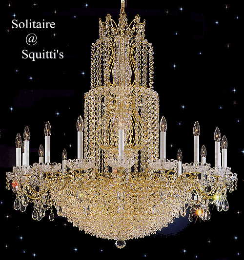Solitaire crystal Chandeliers