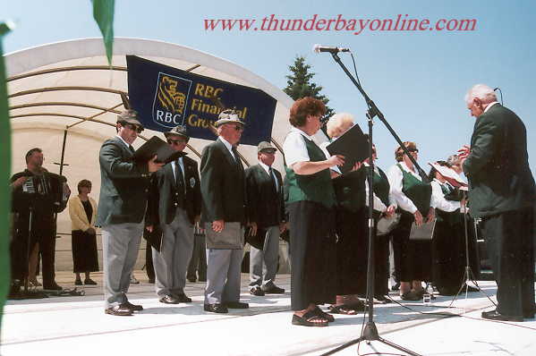 Thunder Bay Alpini Choir at Festa 2006 in Thunder Bay
