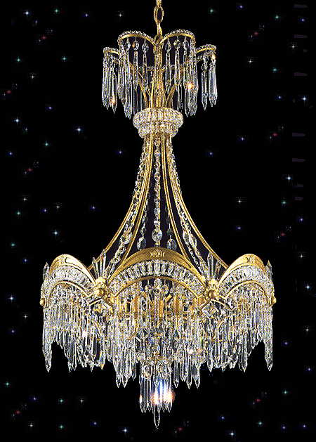 Victorian Crystal Chandelier at Squitti's